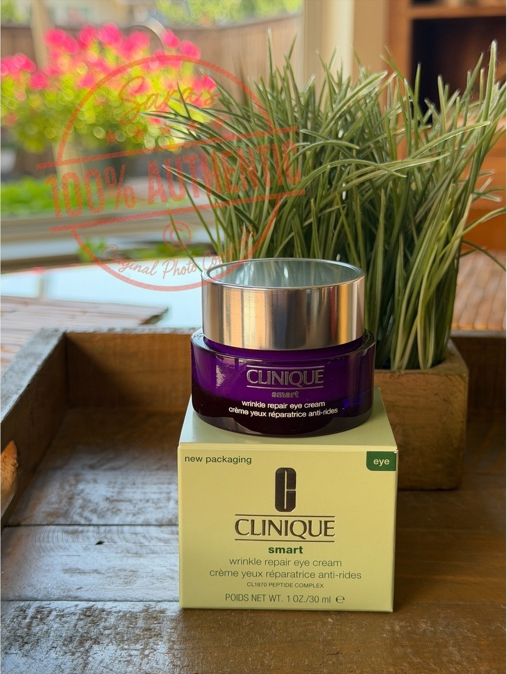 Clinique Smart Wrinkle Repair EYE Cream Large Size 1oz / 30ml - NIB MSRP $100